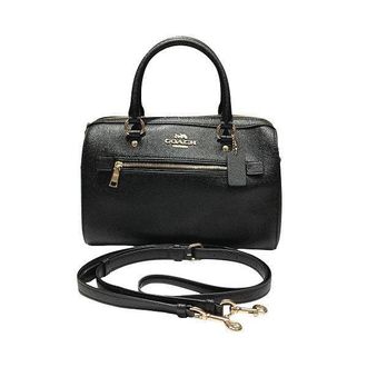 Coach Rowan Satchel Leather 2way Handbag