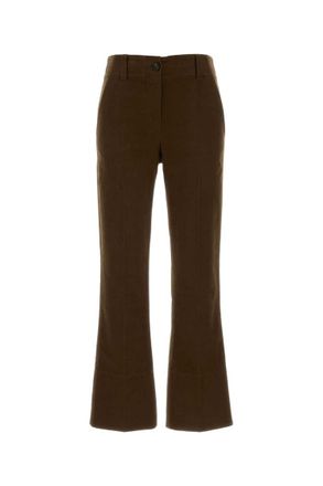 Brunello Cucinelli Brown Slim Bootcut Pant