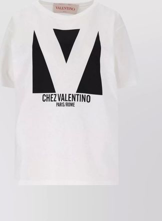 Valentino crew neck short sleeves top