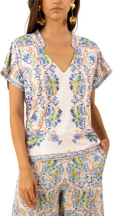 Hale Bob Joelle Short Sleeve Top
