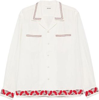 Bode Cherry Lane Beaded Shirt