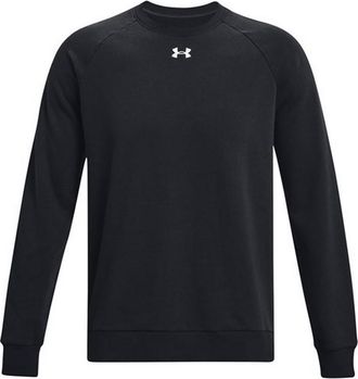 Under Armour Unisex Adult Rival Fleece Crew Neck Sweatshirt (Black/White)