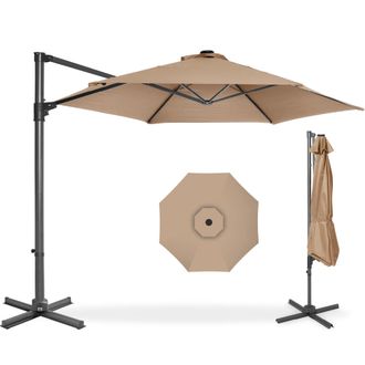 Best Choice Products 10ft 360&deg; Rotating Cantilever Offset Hanging Patio Umbrella