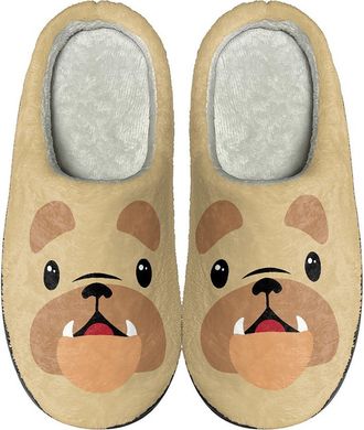 Generic [Warm Upgrade] Womens Warm Slippers Soft and Comfortable Warm Your Feet in Winter Womens Booties Slippers Outdoor (Khaki, 5.5)