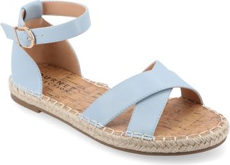 Journee Collection Women & apos;s Lyddia Medium and Wide Width Espadrille Sandals