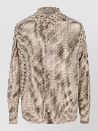 Balenciaga silk short sleeve shirt