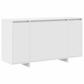 Berkfield Home White Sideboard White Wood 135 x 41 x 75 cm White Sideboard