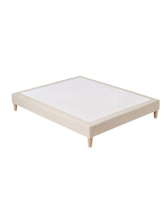 Hannun Cama tapizada en color beige 140x200 cm tejidos naturales