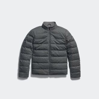 Canada Goose Metro Wool Jacket (Men, Dark Quarry Grey, M)