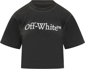 Off-white Black Logo Crew Neck T-Shirt
