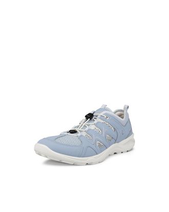 Ecco Slip-On Sneaker ECCO Terracruise LT W, Damen, Gr. 35, blau (hellblau), Lederimitat, Textil, Schuhe Slip-On Sneaker, Trekking Schuh, Sommerschuh, Schlu