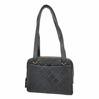 Chanel Black Leather Tote Bag (Pre-Owned)