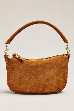 Clare Vivier Petit Suede Moyen Shoulder Bag