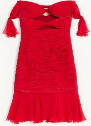 Valentino Chiffon Short Dress Woman PARIS 36