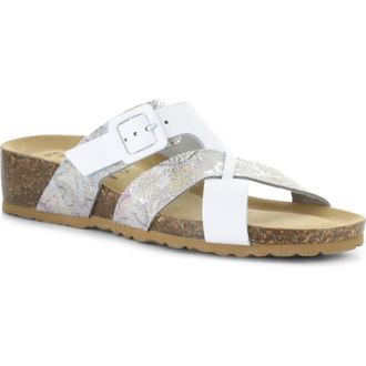Bos. & Co. Lina Wedge Slide Sandal in White at Nordstrom, Size 10-10.5Us