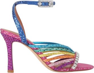 Kurt Geiger Crystal Strappy Sandal - Dames - Schoenen - Roze - Maat: 39 EU