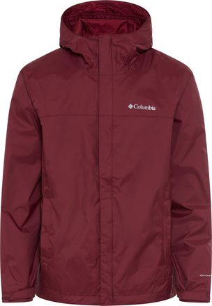Columbia Regenjacke COLUMBIA WATERTIGHT II JACKET, Herren, Gr. M, rich wine, Web, Obermaterial: 100% Nylon. Futter: 100% Polyester, hoch geschlossener Ausschni