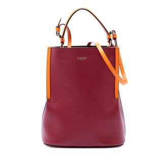 Burberry Pre-owned Burberry Small Leather Peggy Bucket Bag Ladies 745ZD72KEHB4E32X