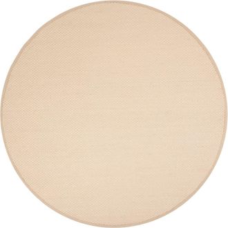 Safavieh Alfombra fibra natural de sisal blanco/beige, 122 cm