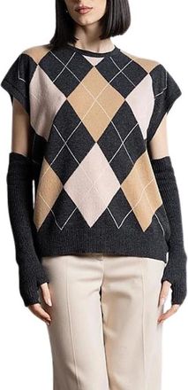 Kaos Chaleco Argyle - Knitwear - Mujer - Multicolor - M