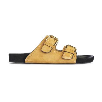 Isabel Marant Sliders, female, Brown, 7 UK, Lennyo Sandals