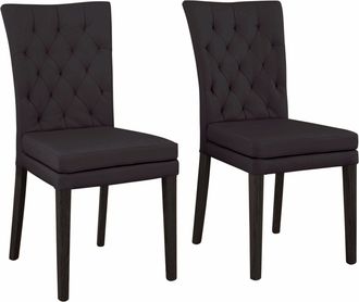 HOME AFFAIRE 4-Fussstuhl »Colorado« (Set) 2 Stk.Beine aus Buche, wengefarben lackiert, Im 2er, 4er oder 6er-Set