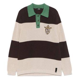 Fendi Mens Cotton Polo Shirt, Brand Size 48 ( US Size 38 )