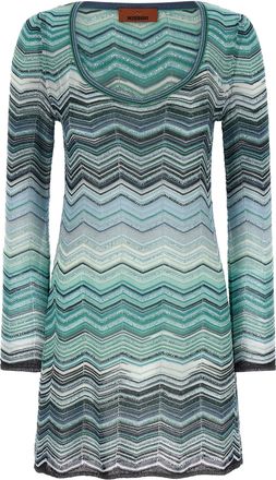 Missoni Chevron-Lam&eacute;-Kleid