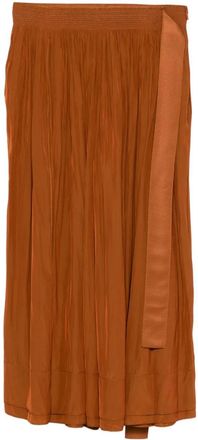 Lanvin Pleated Skirt With Ribbon