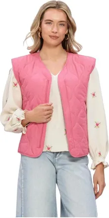 Ydence Ydence, Jassen, Dames, Roze, S, Gilet Brynn