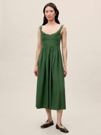 Rebecca Taylor Sleeveless Midi Dress
