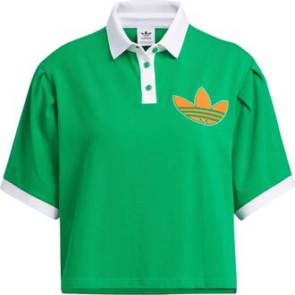 adidas (WMNS) adidas originals Varct Polo Shirt Green IU4767