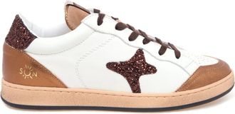 Ama brand Schoenen, Dames, Wit, 40 EU, Leer, Sun Sneaker