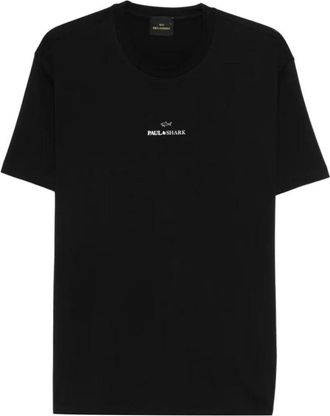 Paul & Shark Hombre, Camisetas, Negro, Talla: L
