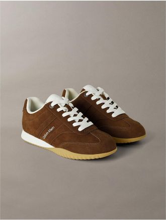 Calvin Klein Womens Womens Hendrea Retro Sneaker - Brown - 6H