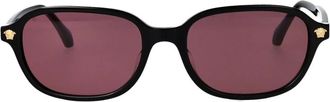 Versace 4514D Zonnebril - Dames - Zonnebrillen - Zwart - 53 MM - Accessoires