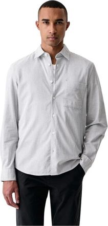 Marc O'Polo Camicia in Cotone a Righe - - Shirts - Uomo - Blu - L
