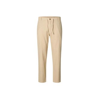 Selected Heren, Broeken, Beige, Maat: L
