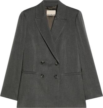 Pennyblack Blazer de Viscosa El&aacute;stica de Doble Botonadura - Jackets - Mujer - Gris - 2XS