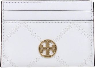 Tory Burch Tarjetero Slim Willa - Accessories - Mujer - Blanco - ONE SIZE