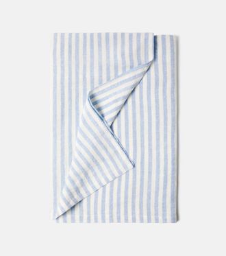 ONCE MILANO Striped linen tablecloth