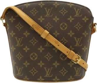 Louis Vuitton Pre-owned Cross Body Bags, female, Brown, Size: ONE SIZE Pre-owned Canvas Cross Body Bag