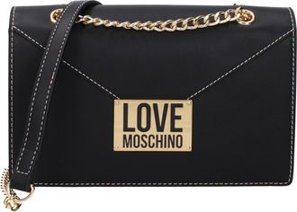 Love Moschino Borse a Tracolla Donna Poliuretano Nero