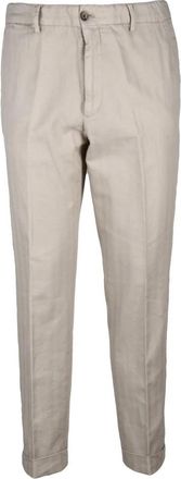 BRIGLIA 1949 Pantalone - Heren - Chinos - Beige - 2XL - Katoen - Broeken