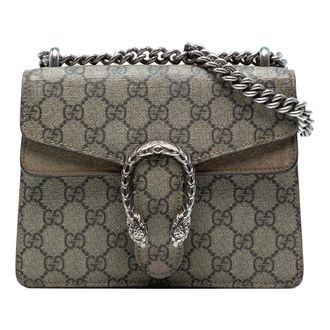 Gucci Tweedehands Kleine GG Supreme Dionysus Schoudertas