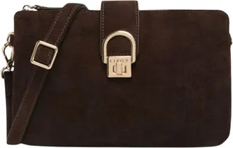 Etrier Equestre Croco Crossbody Tas - Dames - Tassen - Bruin - Maat: ONE Size Leer