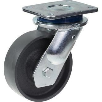 OEM Rueda Giratoria - Parnells - 150 Mm - Galvanizada - Acero - Muy Baja Resistencia A La Rodadura