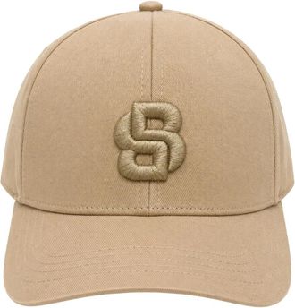 HUGO BOSS Baseball Cap - Heren - Petten - Beige - ONE Size - Accessoires