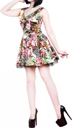 Hearts & Roses London Lily Mini Dress In Alice Pink