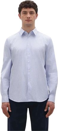 PME Legend Comma Shirt - Heren - Zakelijke Overhemden - Blauw - XL - Katoen - Overhemden